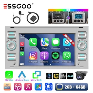 Für Ford Focus MK2 Transit Connect MK7 Android 14 64G Carplay Autoradio GPS Cam - Bild 1 von 15