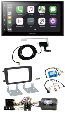 Pioneer USB Lenkrad 2DIN Bluetooth DAB Autoradio für Mercedes C 2000-2004 aktiv - Bild 1 von 4