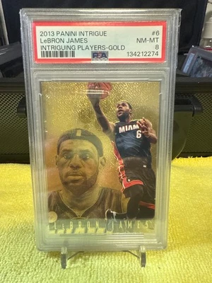 2013 Panini Intrigue Lebron James Intriguing Players Gold /10 PSA 7 Heat Lakers  - Image 1 of 3