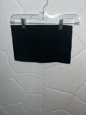 Aerie Real Good Strapless Bralette Size Large Black NWT - Image 1 of 3