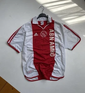 AJAX AMSTERDAM 2000-2001 ADIDAS HOME VINTAGE FOOTBALL SOCCER JERSEY SIZE L - Picture 1 of 9