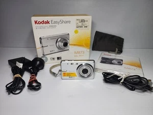 KODAK EasyShare M873 Digital Camera - Silver - Boxed - Tested - READ DESCRIPTION - Picture 1 of 14