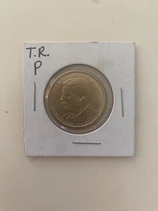 Theodore Roosevelt 2013 26th President 1 $ Münze Stempelglanz - Bild 1 von 2