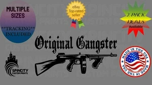 Original Gangster Car Window Vinyl Decal Sticker - Picture 1 of 7