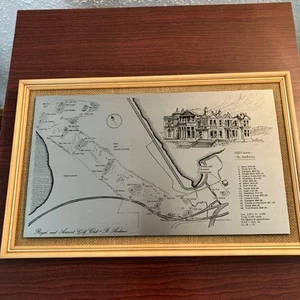 GOLF Club Connoisseur Steel Reproductions FRAMED - ROYAL AND ANCIENT ST ANDREWS - Picture 1 of 1