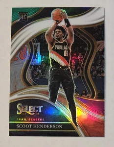 SCOOT HENDERSON RC 2023-24 Panini Select - Green White Purple #269 Trail Blazers - Picture 1 of 3