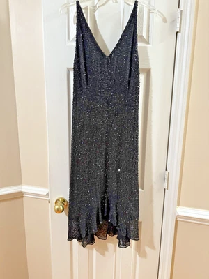 Vestido con cuentas a mano Blushe Impressions (vestido de cóctel/noche) Foto 1 de 4