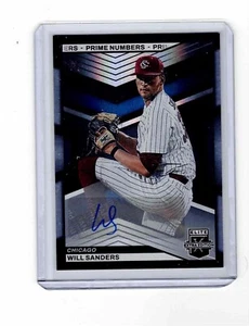 Will Sanders 2023 Panini Elite Extra Edition Auto #/200 Prime Numbers White Sox - Picture 1 of 1