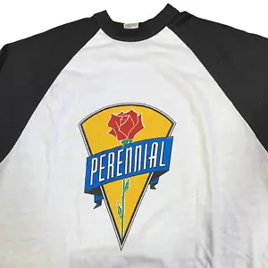 Perennial Herren Large Vintage 80er Jahre Raglan Shirt Seattle Metal Rock Band 1984 Tour - Bild 1 von 7