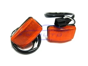 PAIR SIDE TURN SIGNAL MARKER LIGHT FOR TOYOTA LAND CRUISER FJ82 FJ80 1989 - 1997 - Picture 1 of 4