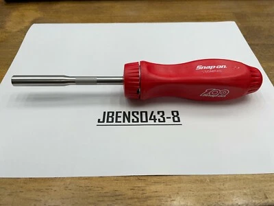Herramientas Snap-on NUEVO 100 Aniversario ROJO Agarre Duro Destornillador de Trinquete SSDMR4B Foto 1 de 4