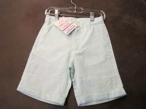 Ruffle Butts Mint Seersucker Shorts BTWSS03-AQ00 - Picture 1 of 6