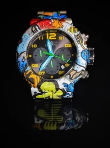 Invicta Graffiti Mens Zeus 52mm - Picture 1 of 16