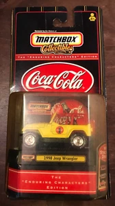 Matchbox ‘98 Jeep Wrangler MBX ‘00 Coca Cola Collectibles Yellow VHTF! - Picture 1 of 1