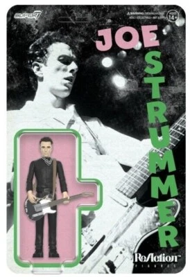 JOE STRUMMER The Clash ACTION FIGURE London Calling #1 DELETED Super 7 SEALED - Image 1 of 4