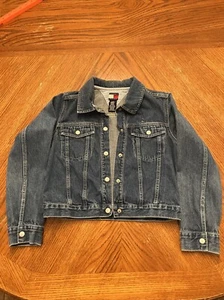 Tommy Hilfiger Tommy Jeans Girls Denim Jacket Size Large - Picture 1 of 4