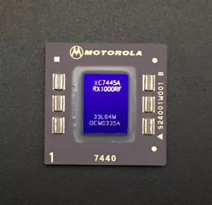 Motorola PowerPC G4 CPU XC7445A RX1000RF Processor 1000MHz 1GHz BGA360 NOS - Imagen 1 de 3