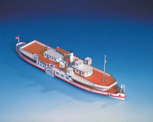 Card Model Kit – Danubian Steam Ship “Franz Schubert’