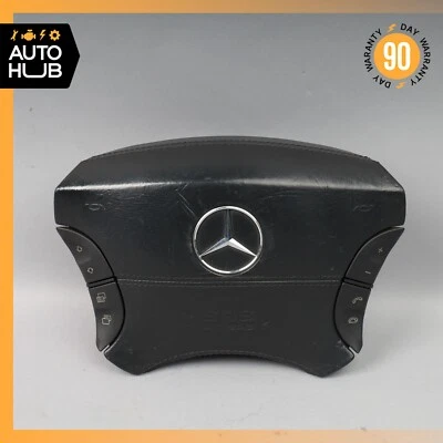 00-06 Mercedes W220 S600 CL600 S65 AMG Volante Airbag Negro OEM Foto 1 de 4