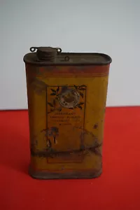 Scatola latta Lubrificanti Ernesto Reinach Oleoblitz Milano Olio Motore 1882 - Foto 1 di 6