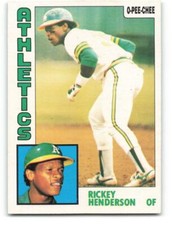 1984 O-Pee-Chee #230 Rickey Henderson NM-MT Athletics ID:254045