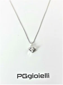 Collana donna punto luce con diamante PG gioielli PL013 - Foto 1 di 1