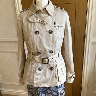 Trench Doré Femme Marlboro Classics Taille 42 - Coton Métallisé - Occasion Très Bon état