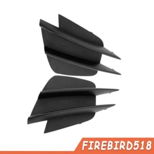 Set of 2 Front Bumper Grille Left & Right for 2019-2021 Mercedes-Benz C300 Black - Picture 1 of 8