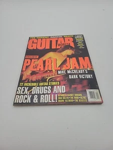 VINTAGE Guitar World April 1995 Allman Brothers Hole Weezer Yes TAB - Picture 1 of 4