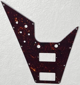 Neu ideal - passt Gibson Flying V Style Gitarre Schlagbrett Teile braun Schildpatt - Bild 1 von 5