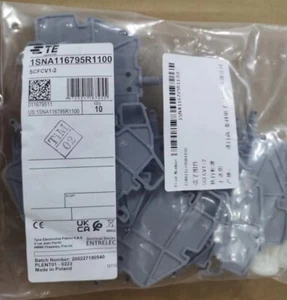 10pcs TE Entrelec Terminal Blocks SCFCV1-2 1SNA116795R1100 - Picture 1 of 2