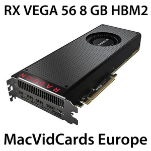 MacVidCards AMD Radeon RX Vega 56 8 GB HBM2 for Apple Mac Pro with BOOT SCREEN - Picture 1 of 1