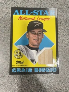 CRAIG BIGGIO 2023 Topps Series 2 #88ASR-CB 1988 All Star Relic Black 016 /199 - Picture 1 of 6
