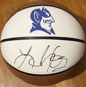 Lindsey Harding Signed Autographed Duke Blue Devils Logo Basketball JSA COA - Picture 1 of 3