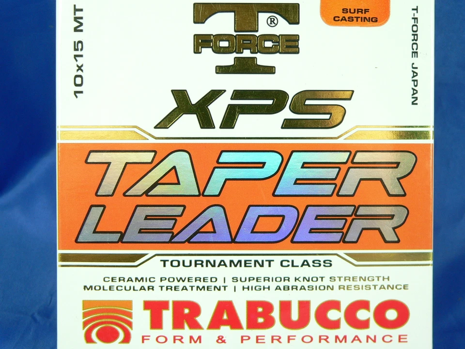 Monofilo Trabucco XPS Tapered Leader 10pzx15mt surf casting beach legering - Immagine 1 di 1