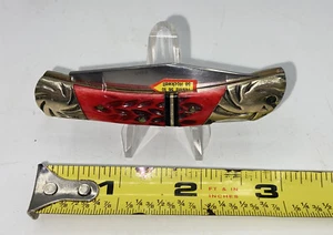 Steel Warrior Knife 440 Stainless Steel 2” Locking Blade - Picture 1 of 10