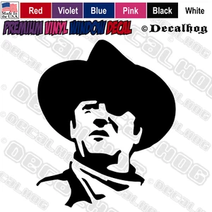 John Wayne The Duke Face Gun Safe Tool Box Car Truck Window Vinyl Decal Sticker. - Picture 1 of 7