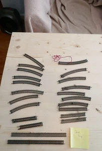 Grab Bag Lot of 22 Atlas N Scale Track Sections - Picture 1 of 1