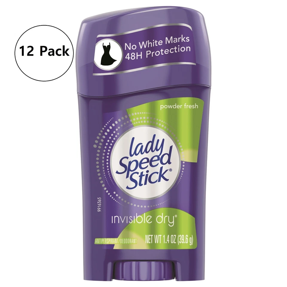 "Lady Speed Stick 24/7 Antiperspirant/Deodorant, Gel, Fresh Fusion, 2.3 oz"