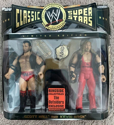 WWE Jakks Classic Superstars Paquete de 2 Hall y Nash Outsiders Ringisde ¡Exclusivo! Foto 1 de 4