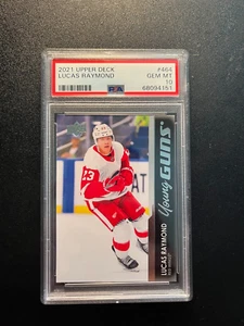 Upper Deck Lucas Raymond Young Guns 2021 novato PSA 10 - Imagen 1 de 2