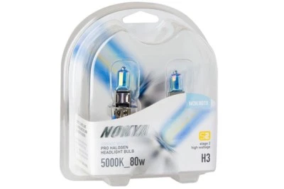 Bombillas halógenas NOKYA H3 blanco cósmico 5000K 80W Foto 1 de 4