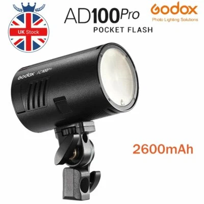Gran Venta Godox AD100PRO 100w TTL 2.4G HSS 1/8000s Pocket Speedlite Flash Light