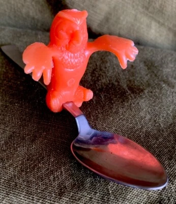 Caja de cereales vintage Winnie the Pooh cuchara cuidador búho Nabisco cereal premium Foto 1 de 2