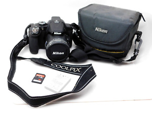 Nikon Coolpix P520 Digital Camera w/ Battery, Memory, Case - As Is Untested