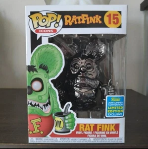 Funko pop SDCC 2019, Icons Rat Fink , N 15 Chrome - Imagen 1 de 2