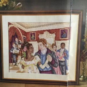 CROSS STITCH MAY I HAVE THIS DANCE CHART TO MAKE REMOVED FROM A UK MAGAZINE - Picture 1 of 1