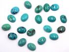 Natural Tibati Turquoise Oval Cab Lot Loose Gemstone 6X8 MM For Jewelry P-2463