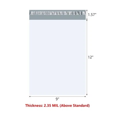 Sobres de envío de sobres de polietileno lisos KSK Packaging 9" x 12" 2,35 MIL Foto 1 de 4
