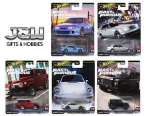 Hot Wheels Fast & Furious Premium 2024 G Set 5 Autos HNW46-956G 1/64 - Bild 1 von 1